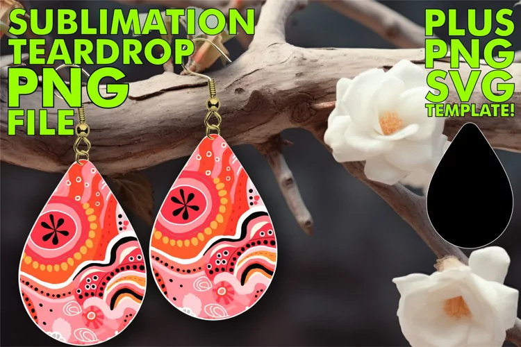 Watercolor Waves: Teardrop Earring Extravaganza