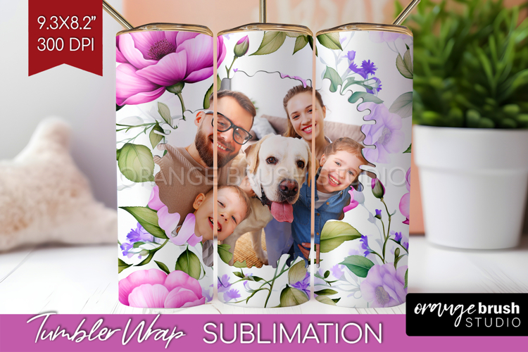 Spring Photo Tumbler PNG - Flowers Picture Tumbler Wrap