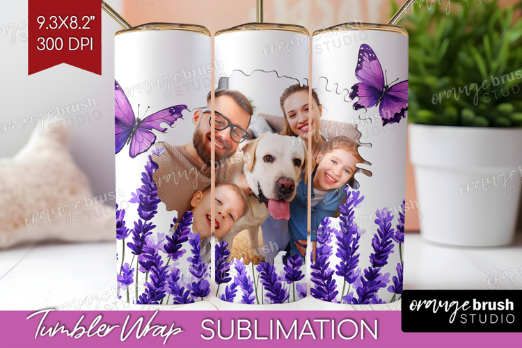 Wildflowers Photo Tumbler PNG - Summer Flowers Picture Wrap example image 1