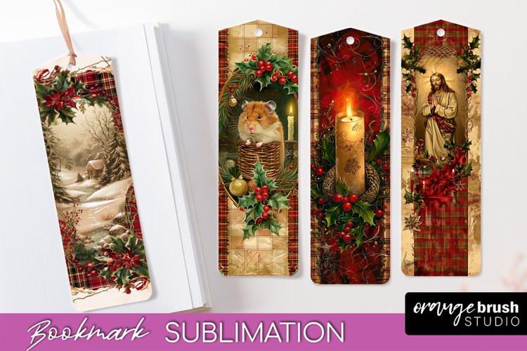 Printable Christmas Bookmark Image 17