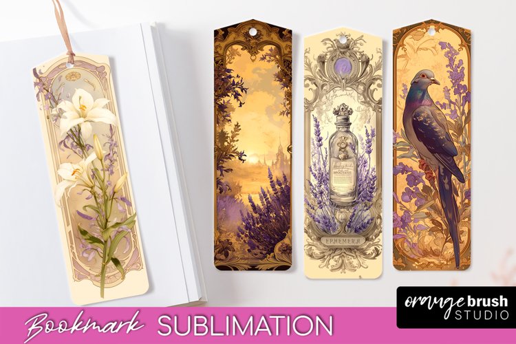 Vintage Scrapbook Bookmark Sublimation - Ephemera Bookmarks