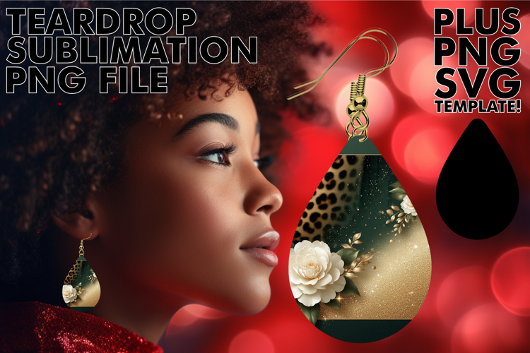 Unique Teardrop Earrings Designs, Leopard Prints