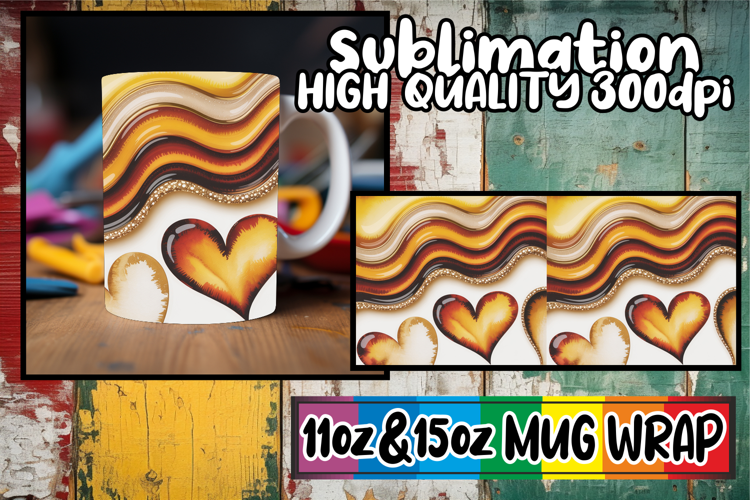 Cozy afternoons sublimation mug wrap, Pattern