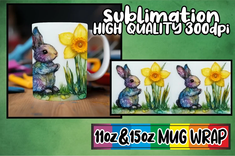 Radiant thoughts 11oz 15oz sublimation wrap, Animals