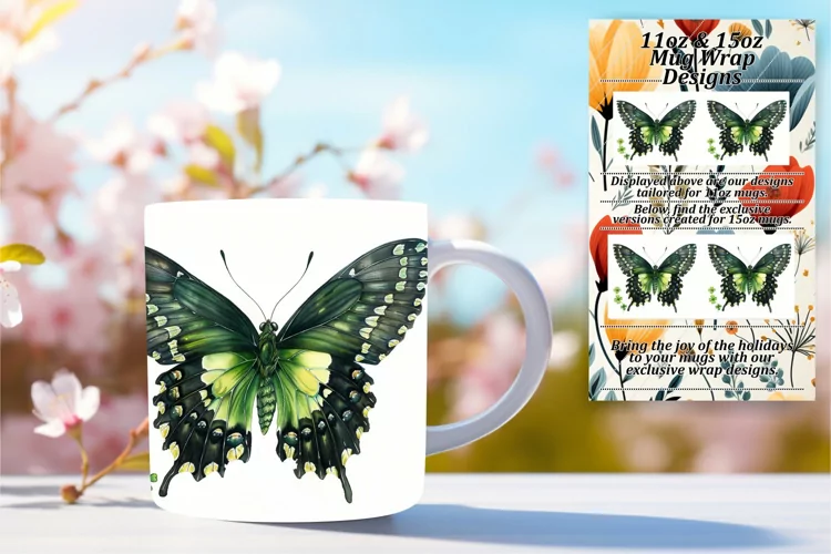 Enchanted Garden: Butterfly Mug - 11oz & 15oz