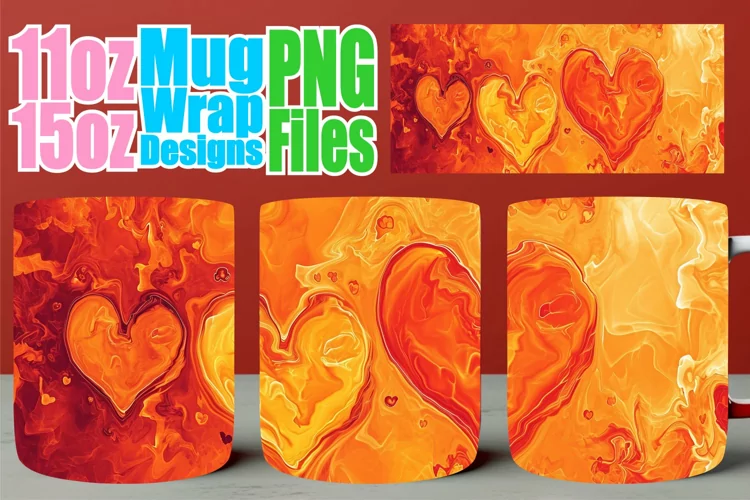Mug Pattern for Sublimation Treasures