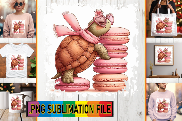 Joyful TSHIRT Designs Art PNG, Turtle