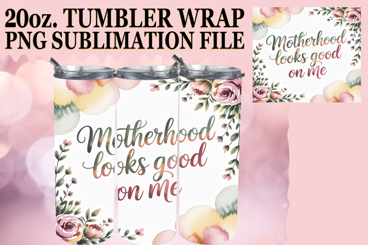 Sweet adventures 20oz tumbler wrap, Mothers Day