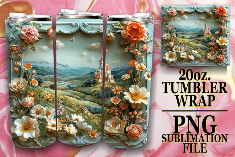 Nature's Vista Tumbler Wrap 20oz example image 1