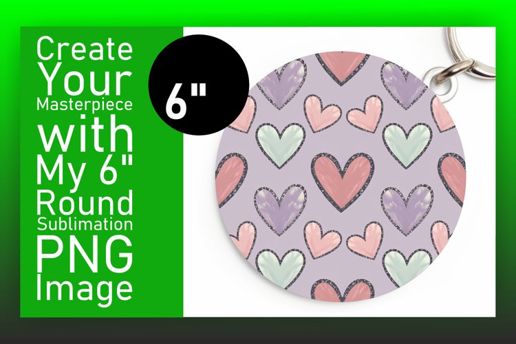 Vibrant Circle Design Car Coaster PNG , Heart