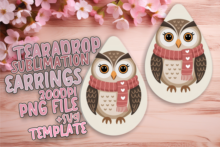 Dynamic Teardrop Earrings Design Art , Valenines Animals