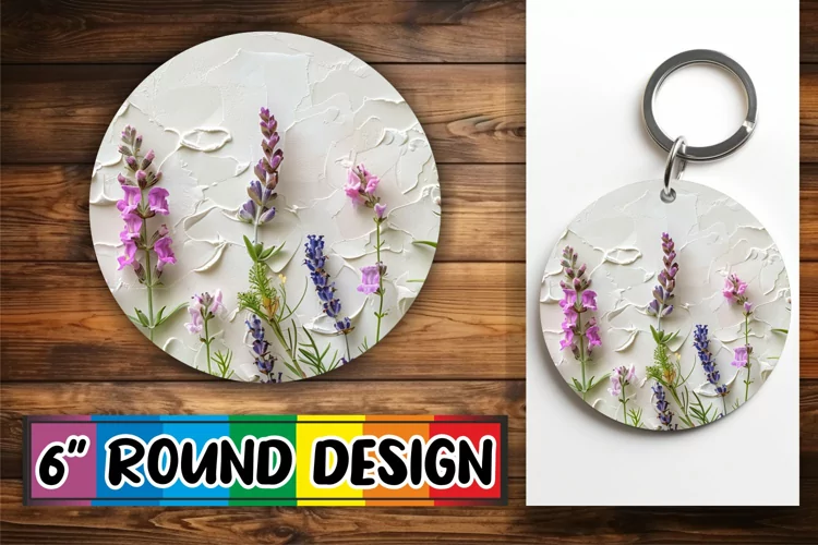 Blossom Burst - Circle Sublimate Elegance Round