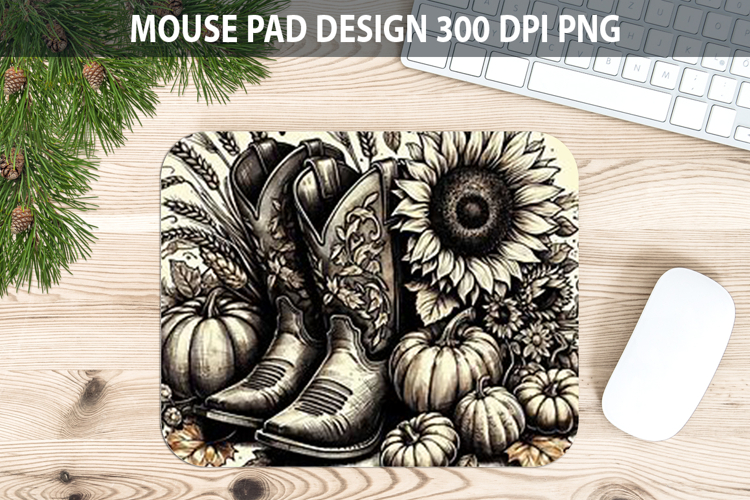 Boots Mouse pad Sublimation - Thanksgiving PNG Design