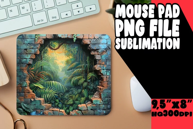 Urban Retreat 3D Mousepad Sublimation