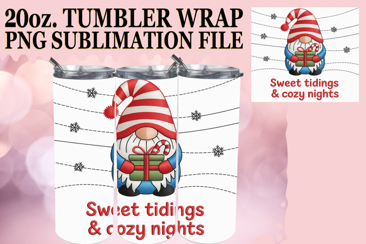 Christmas Tumbler Wrap Image 9