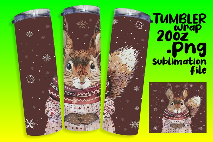 Christmas Tumbler Wrap