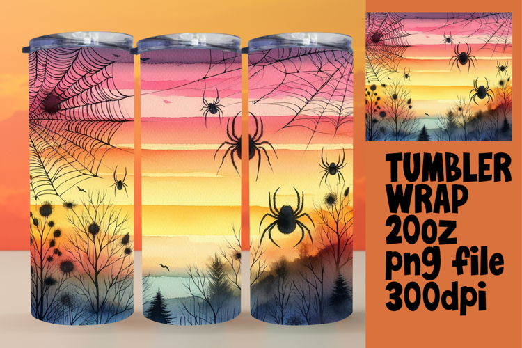 Sublimation Designs for 20oz Tumblers , Halloween