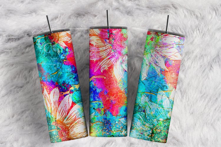 Alcohol Ink Tumbler Wrap Image 21