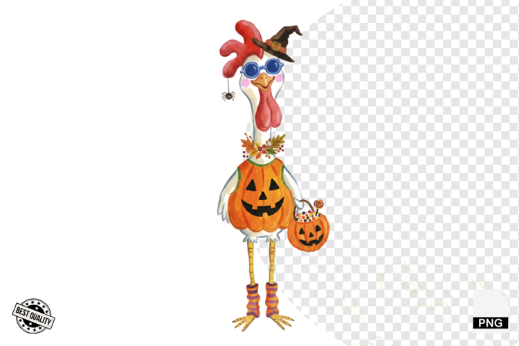 Halloween Chicken Clipart