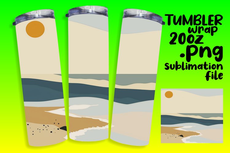 Boho Tumbler Wrap - Modern Simple Design 20oz