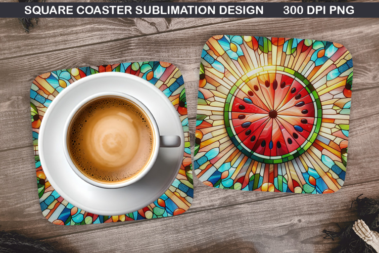 Summer Coaster Sublimation, Summer Coaster PNG Design