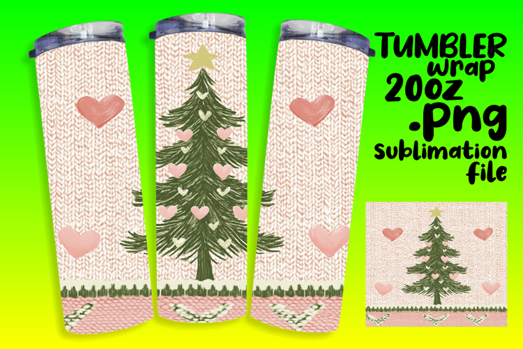 DIY 20oz Tumbler Wrap File , Holiday