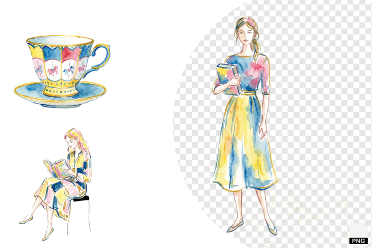 Winter Inside Library Clipart