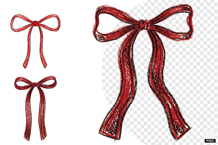 Winter Coquette Elements Clipart