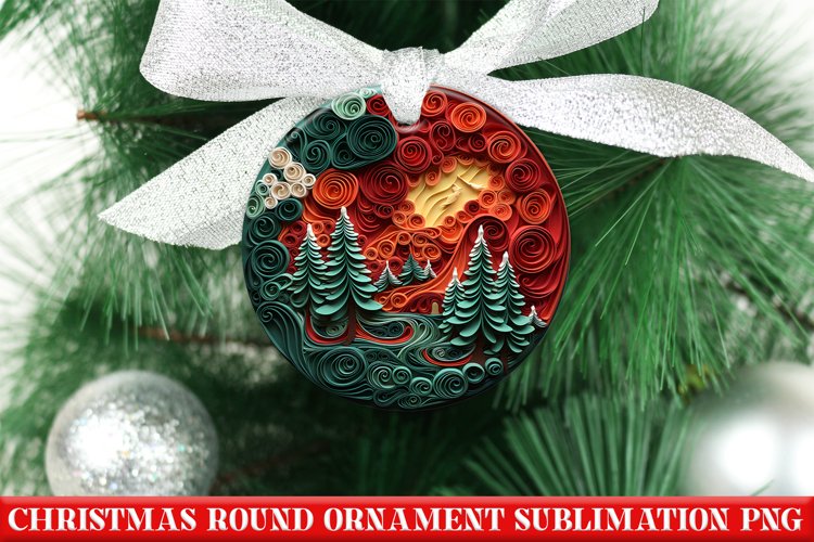 Christmas Ornament Sublimation Designs Image 4