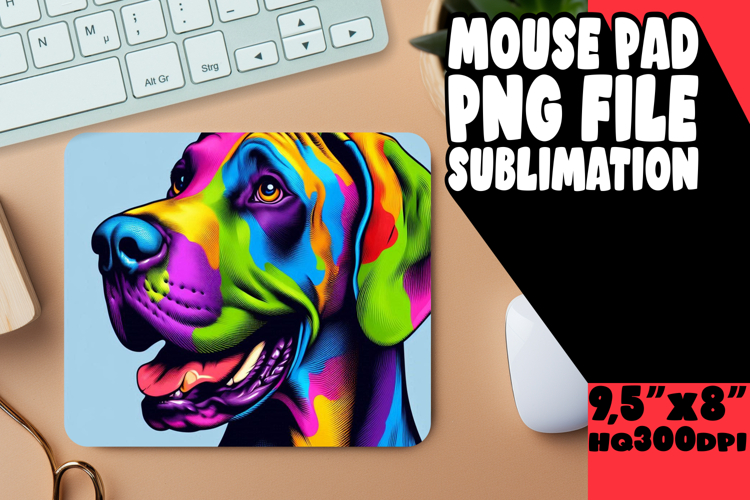 JOYFUL desk PAD Sublimation PNG, Dog