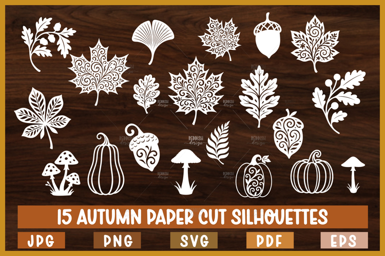 Autumn Leaves Clipart Image 17
