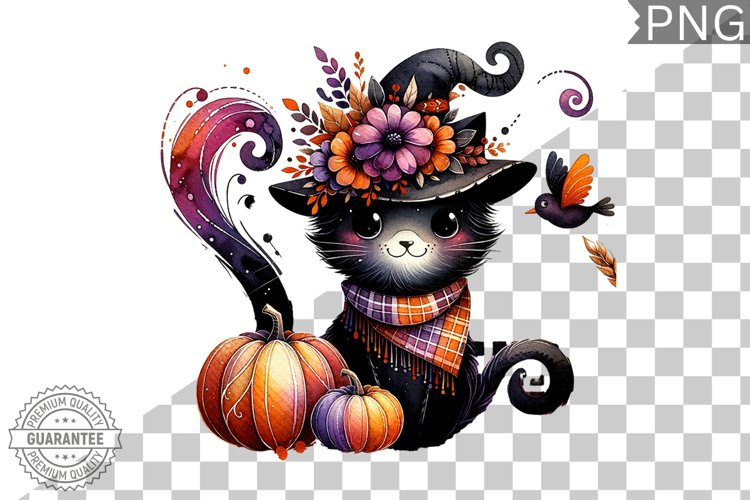 Halloween Cat Clipart Image 21