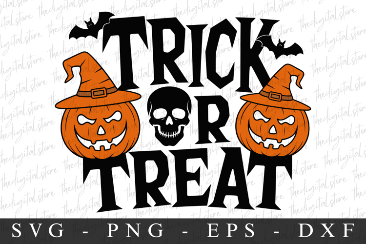 4 Halloween Trick Or Treat PNG | Spooky Season Png