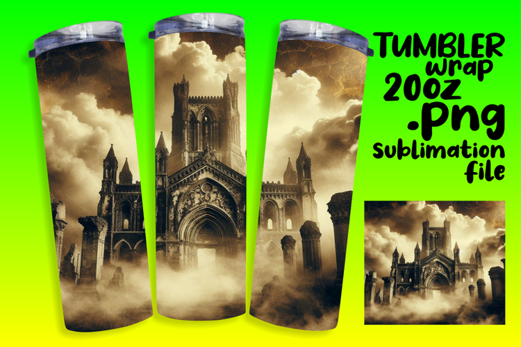 ELEGANT 20oz Tumbler Graphic for DIY , Horror Halloween