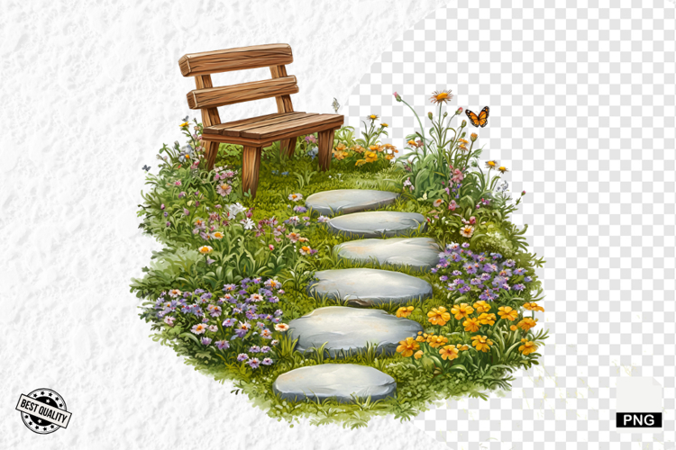 Summer Path Clipart