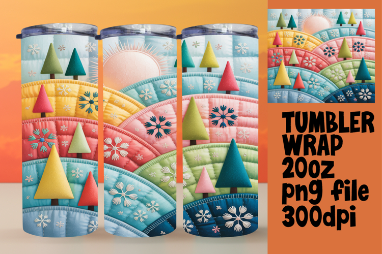 Christmas Tumbler Wrap Image 11