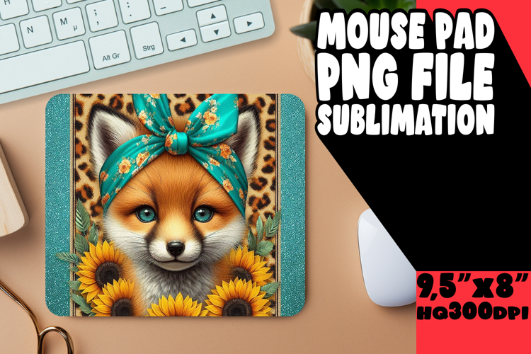 Radiant Desk Pad Sublimation Magic, Cute Animals