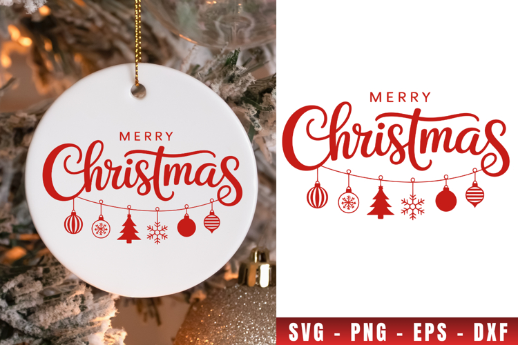Merry Christmas Tree Svg Image 19