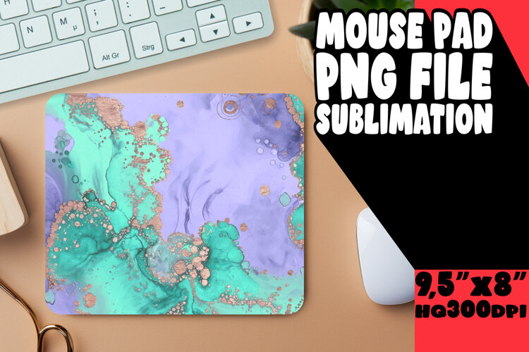 ENCHANTED MOUSE PAD SUBLIMATION STYLE, Abstract Pattern example image 1