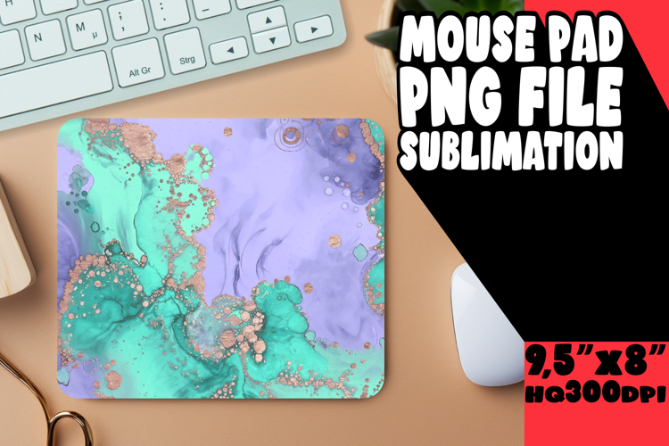 ENCHANTED MOUSE PAD SUBLIMATION STYLE, Abstract Pattern