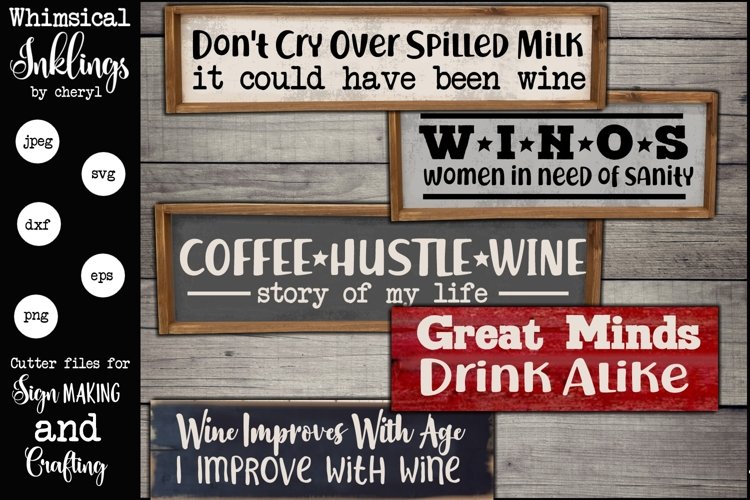 Wine Improves With Age SVG Set