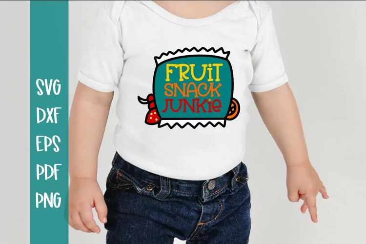 Fruit Snack Junkie Funny SVG