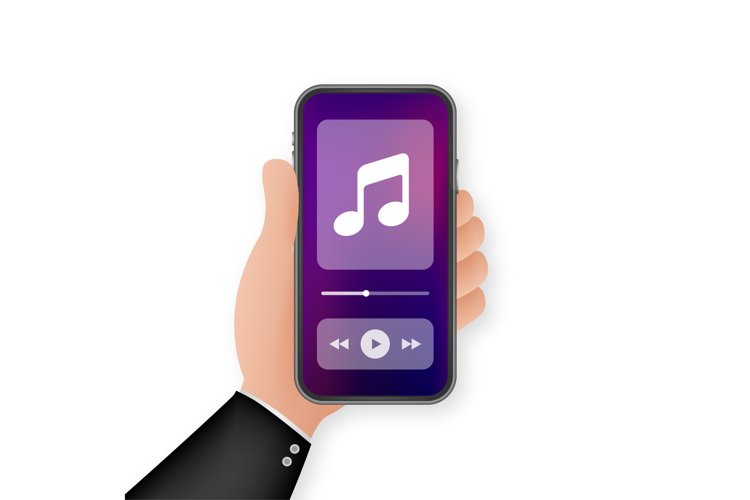 Mobile Application Interface. Music Player. Music app example image 1