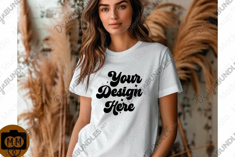 White Tshirt Mockup Image 5