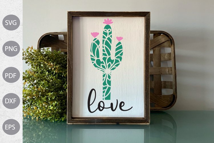 Cactus SVG Template Design