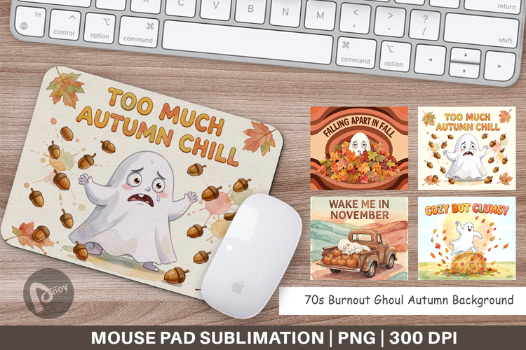 70s Burnout Ghoul Mouse Pad