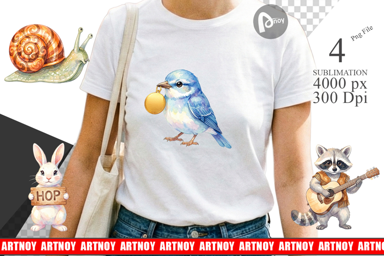 70s Groovy Animal Hippie Sublimation