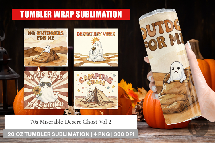 70s Miserable Desert Ghost Tumbler