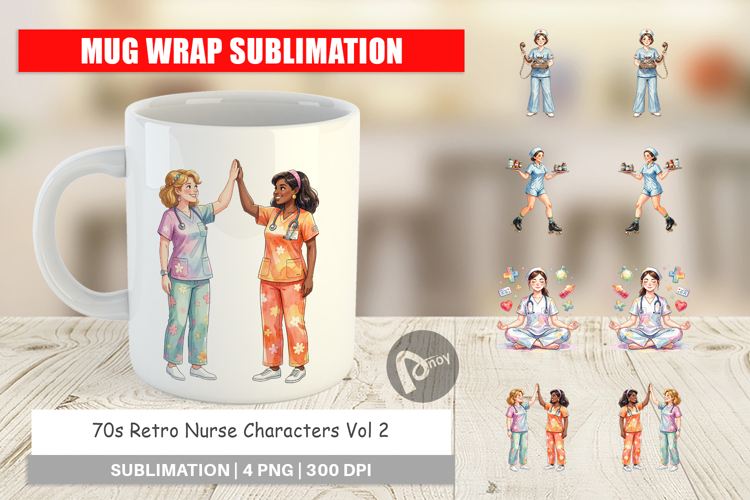Nurse Sublimation Designs Image 20