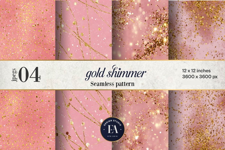 Gold Sparkle Background Image 7